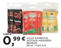 Orvea Salsa barbecue, ketchup, maionese DEVELEY offerta