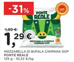 Orvea Mozzarella di bufala campana dop PONTE REALE offerta