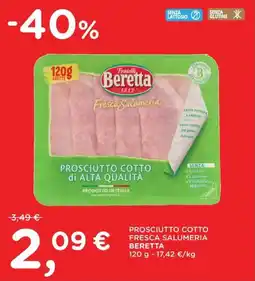 Orvea Prosciutto cotto fresca salumeria BERETTA offerta