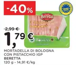Orvea Mortadella di bologna con pistacchio igp BERETTA offerta