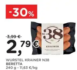 Orvea Wurstel krainer N38 BERETTA offerta