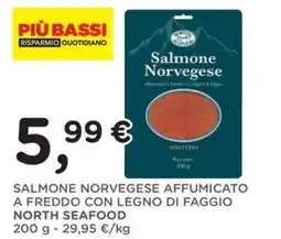 Orvea Salmone norvegese affumicato a freddo con legno di faggio NORTH SEAFOOD offerta