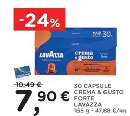 Orvea 30 capsule crema & gusto forte LAVAZZA offerta