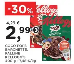 Orvea Coco pops barchette, palline KELLOGG'S offerta