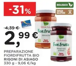 Orvea Preparazione fiordifrutta bio RIGONI DI ASIAGO offerta