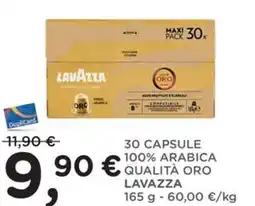 Orvea 30 capsule 100% arabica qualità oro LAVAZZA offerta