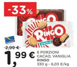 Orvea 6 porzioni cacao, vaniglia RINGO offerta