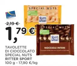 Orvea Tavolette di cioccolato special nuts RITTER SPORT offerta