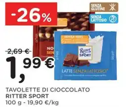 Orvea Tavolette di cioccolato RITTER SPORT offerta