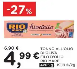 Orvea Tonno all'olio di oliva filo d'olio RIO MARE offerta