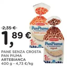 Orvea Pane senza crosta pan piuma ARTEBIANCA offerta