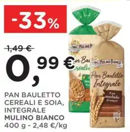 Orvea Pan bauletto cereali e soia, integrale MULINO BIANCO offerta