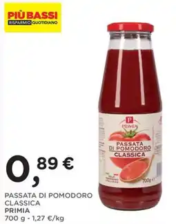 Orvea Passata di pomodoro classica PRIMIA offerta