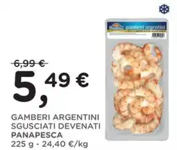 Orvea Gamberi argentini sgusciati devenati panapesca offerta