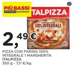 Orvea Pizza con farina 100% integrale 1 margherita ITALPIZZA offerta