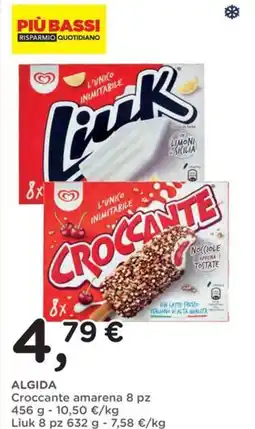 Orvea ALGIDA Croccante amarena 8 pz, Liuk 8 pz offerta