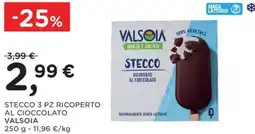 Orvea Stecco 3 pz ricoperto al cioccolato VALSOIA offerta