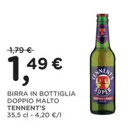 Orvea Birra in bottiglia doppio malto TENNENT'S offerta