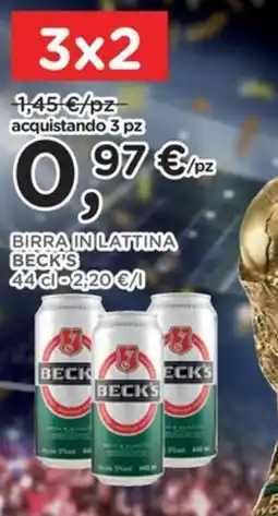 Orvea Birra in lattina BECK'S offerta