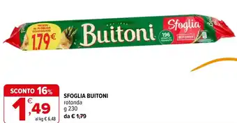 Iperal Sfoglia BUITONI offerta