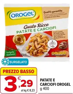 Iperal Patate e carciofi OROGEL offerta