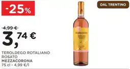 Orvea Teroldego rotaliano rosato MEZZACORONA offerta