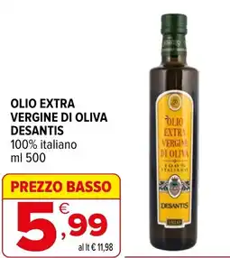 Iperal Olio extra vergine di oliva DESANTIS offerta