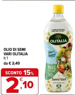 Iperal Olio di semi vari OLITALIA offerta