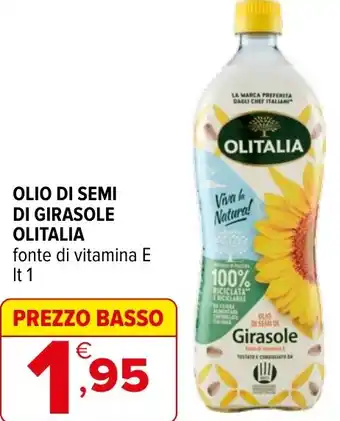 Iperal Olio di semi di girasole OLITALIA offerta
