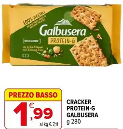 Iperal Cracker protein-G GALBUSERA offerta