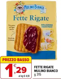 Iperal Fette rigate MULINO BIANCO offerta