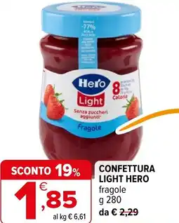 Iperal Confettura light HERO offerta