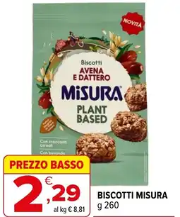 Iperal Biscotti MISURA offerta