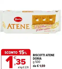 Iperal Biscotti atene DORIA offerta