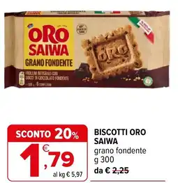 Iperal Biscotti ORO SAIWA offerta