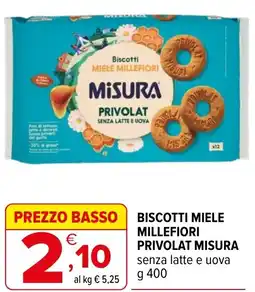 Iperal Biscotti miele millefiori privolat MISURA offerta