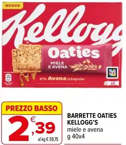 Iperal Barrette oaties KELLOGG'S offerta