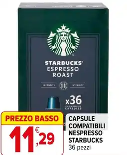 Iperal Capsule compatibili nespresso STARBUCKS offerta