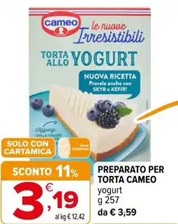 Iperal Preparato per torta CAMEO offerta