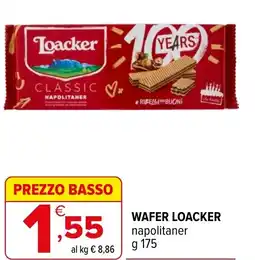 Iperal Wafer LOACKER offerta