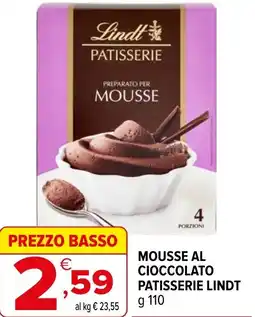 Iperal Mousse al cioccolato patisserie LINDT offerta