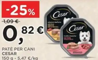 Orvea Patè per cani CESAR offerta