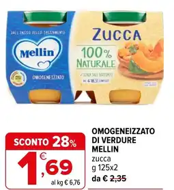 Iperal Omogeneizzato di verdure MELLIN offerta