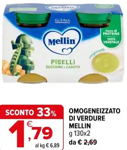 Iperal Omogeneizzato di verdure MELLIN offerta