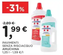 Orvea Pavimenti senza risciacquo AMUCHINA offerta