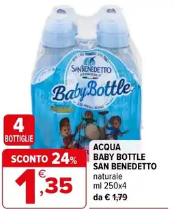 Iperal Acqua baby bottle SAN BENEDETTO offerta