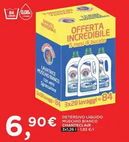 Orvea Detersivo liquido muschio bianco CHANTECLAIR offerta
