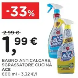 Orvea Bagno anticalcare, sgrassatore cucina ACE offerta