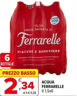 Iperal Acqua FERRARELLE offerta