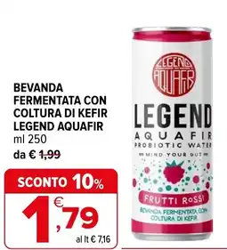 Iperal Bevanda fermentata con coltura di kefir LEGEND AQUAFIR offerta